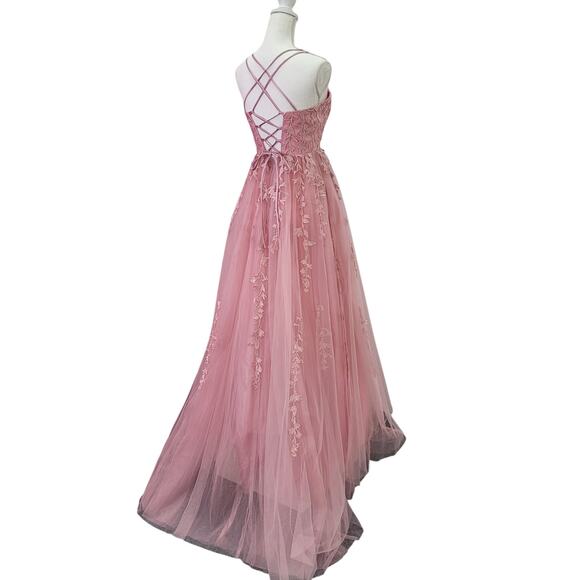 Beautiful Formal Gown Prom Dress Wedding Party Bridesmaid MOTB - Picture 7 of 15